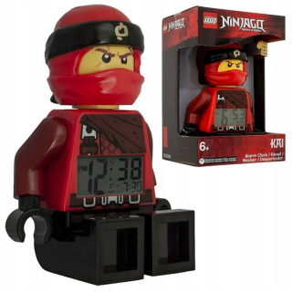 Lego LED figúrka Ninjago Clock Budík Kai