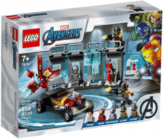 Stavebnica - LEGO MARVEL AVENGERS 76167 Zbrojnica Iron Man