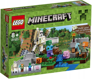 Minecraft  - Lego Minecraft 21123 Iron Golem Zombie Alex Hit