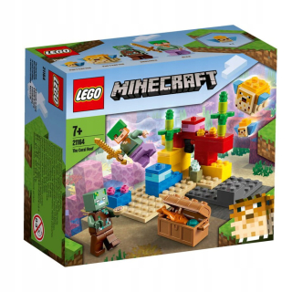 Minecraft  - Lego Minecraft 21164 Coral Reef 92 EL bloky