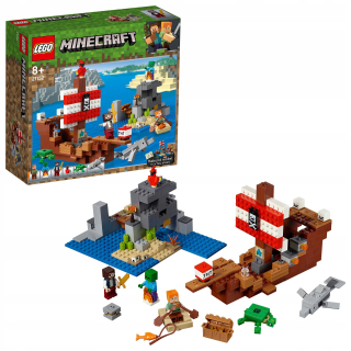 Stavebnica - LEGO Minecraft dobrodružstvo na pirátskej lodi 21152