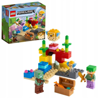 Minecraft  - Lego Minecraft Coral Reef Building Blocks 92 El Set