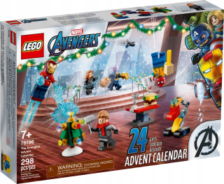 Stavebnica - Lego Marvel adventný kalendár Avengers 76196