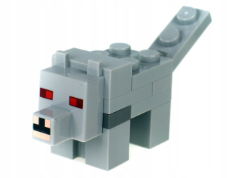 Minecraft  - Lego Minecraft Wolf z 21137 Horské jaskynné súpravy
