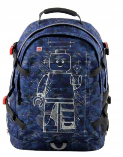 Školská taška, batoh - LEGO BACKPACK TECHTEEENEEN MINIFIFURS BLUE - 20041-1917