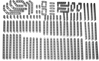 Stavebnica - LEGO Technic Nosníky liftarm tmavo 1x2 1x15 ~