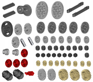 Stavebnica - Lego Technic REALS diferenciál a ďalšie - nové