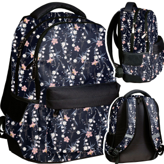 Školská taška, batoh - Light Backpack School Youth Kvety Beuniq