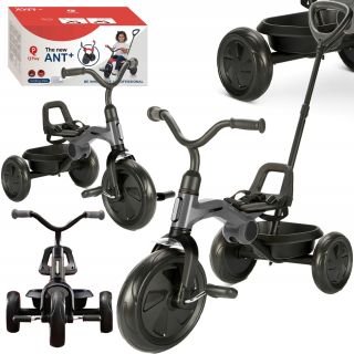 Svetlý bicykel Tri -Wheeted Ride Puser 3in1 QPlay