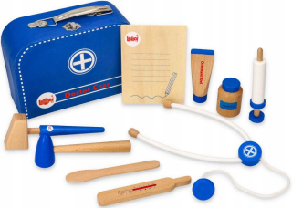 Lelin drevené medical set malý lekára