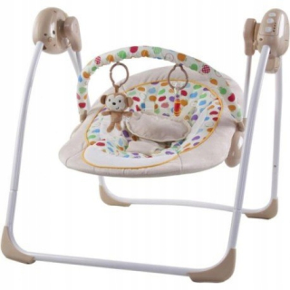 Leżaczek Swing pre deti Monkey Sun Baby
