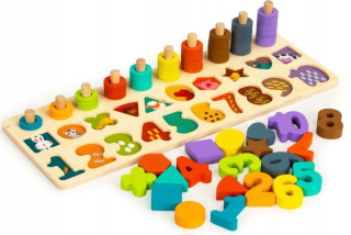 Starostlivosť o deti Sorter 3v1 puzzle