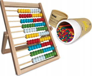 ABACLE + TYČKY na učenie Montessori počítania