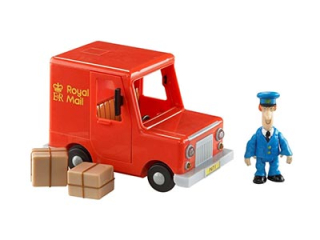 Postavička - Postman Pat: Sada figúr: auto a pat
