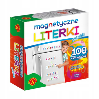 Magnetky - Magnetické písmená pre chladničku 100 ks