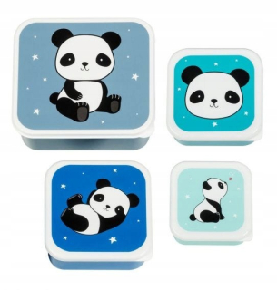 LLC Snack kontajnery Lunchbox Panda Set