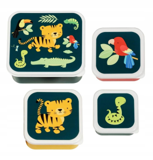 LLC Snack kontajnery Lunchbox Tiger Set