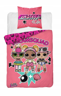 Detský set paplón, vankúš - Lol Doll Mga Cotton Bedding Children 160x200