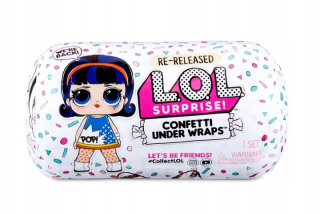 LOL bábiky - LOL PREKVAPENIE konfety POD WRAP