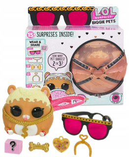 LOL bábiky - LOL Pet Biggie Domáce Surprise Hamster Kula