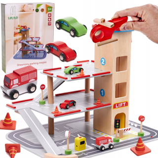 LULILO PARKING WOODEN GARAGE podlažia Benin