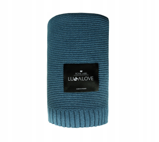 Prikrývka, prehozy na posteľ - Lullalove bambusová prikrývka 100x120 benzínový ortrot