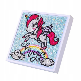 La Munuli Obrázok z korálkov Diamonds Unicorn