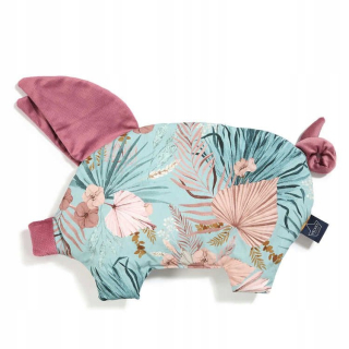 Detský vankúš - La Millou Podusia Sleepy Pig Velvet (Boho Palms)