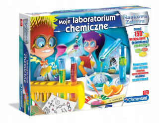 Chemické laboratóriá. Clementoni. Chemist Set