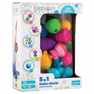 LaLaboom Kit KLOCKS - 30 Elements 61079