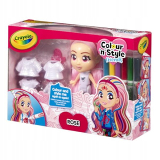 Bábika Color'n'Style Friends Rose deluxe CRAYOLA 9