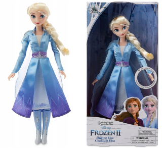 Frozen Elsa - Elsa bábika 30 cm Disney Store spieva Frozen 2
