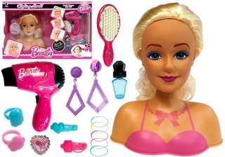 Doll Head to česanie styling príslušenstvo 5952