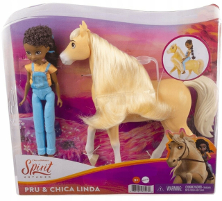 Mattel Mustang bábika: Spirit of slobody bábika + kôň