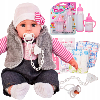 Bábika Bobas Interaktívny cumlík Pampers fľaša