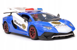 Lamborghini otvoril dvere diaľkovým ovládaním policajné auto POLICE