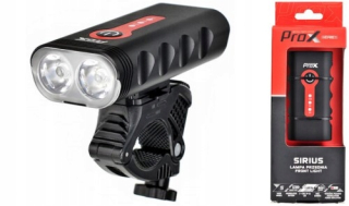 Prox Sirius Front Lamp, 900 lm, 5200 mAh, USB