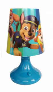 Paw Patrol - Nočná lampa LED Dog Patrol na modrej batériách
