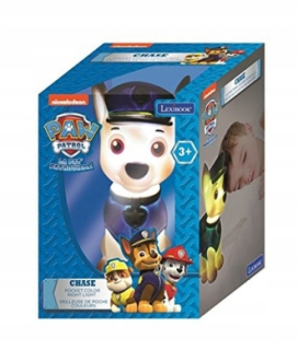 Paw Patrol - Nočná lampa PSI hliadka na batérie Peacock LED Chase