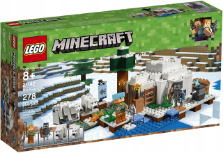 Stavebnica - Lego 21142 Minecraft Igloo polárny medveď