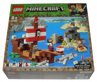 Minecraft  - LEGO 21152 - Minecraft dobrodružstvo na pirátskej lodi