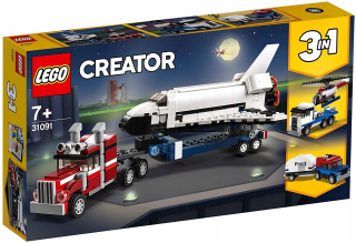 Stavebnica - Lego Creator 3v1 31091 bloky shuttle Transporter