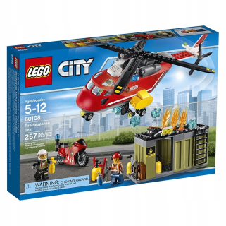 Stavebnica - LEGO 60108 City Pads Fire Helicopter