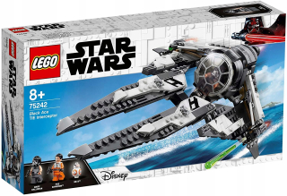 Stavebnica - Lego Star Wars 75242 rozhodujuca Interceptor čierny ako