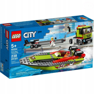 Stavebnica - 60254 Lego City Transporter Pretekársky čln