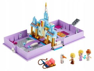 Stavebnica - Lego kniha s dobrodružstvami Anny a Elsy 43175