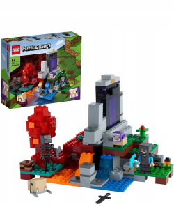 Stavebnica - Lego Minecraft Zničený Portal 21172