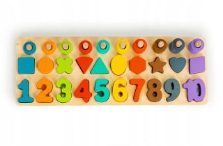 Starostlivosť o deti triedič 3In1 ecotoys puzzle