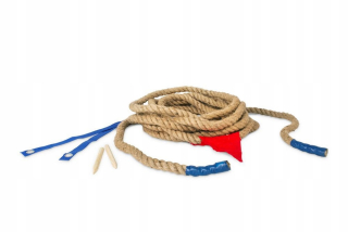 Ťažné lano 10 m bs toys strong, vyrobené z konope