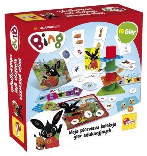Zajačik Bing - Lisciani kolekcia 10 Bing vzdelávacích hier
